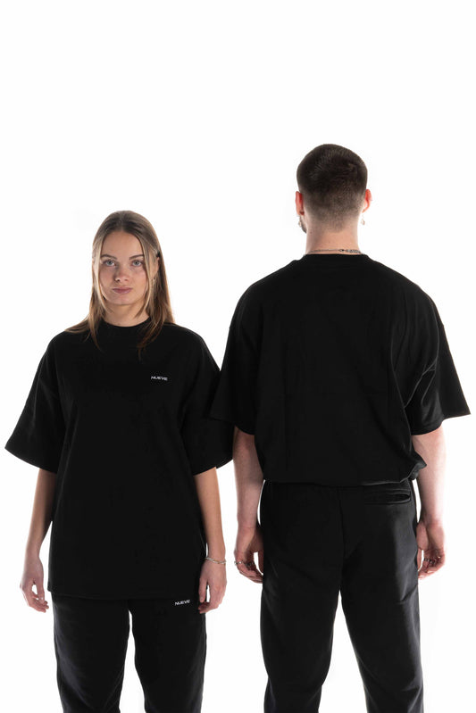 T-shirt oversized noir NUEVE