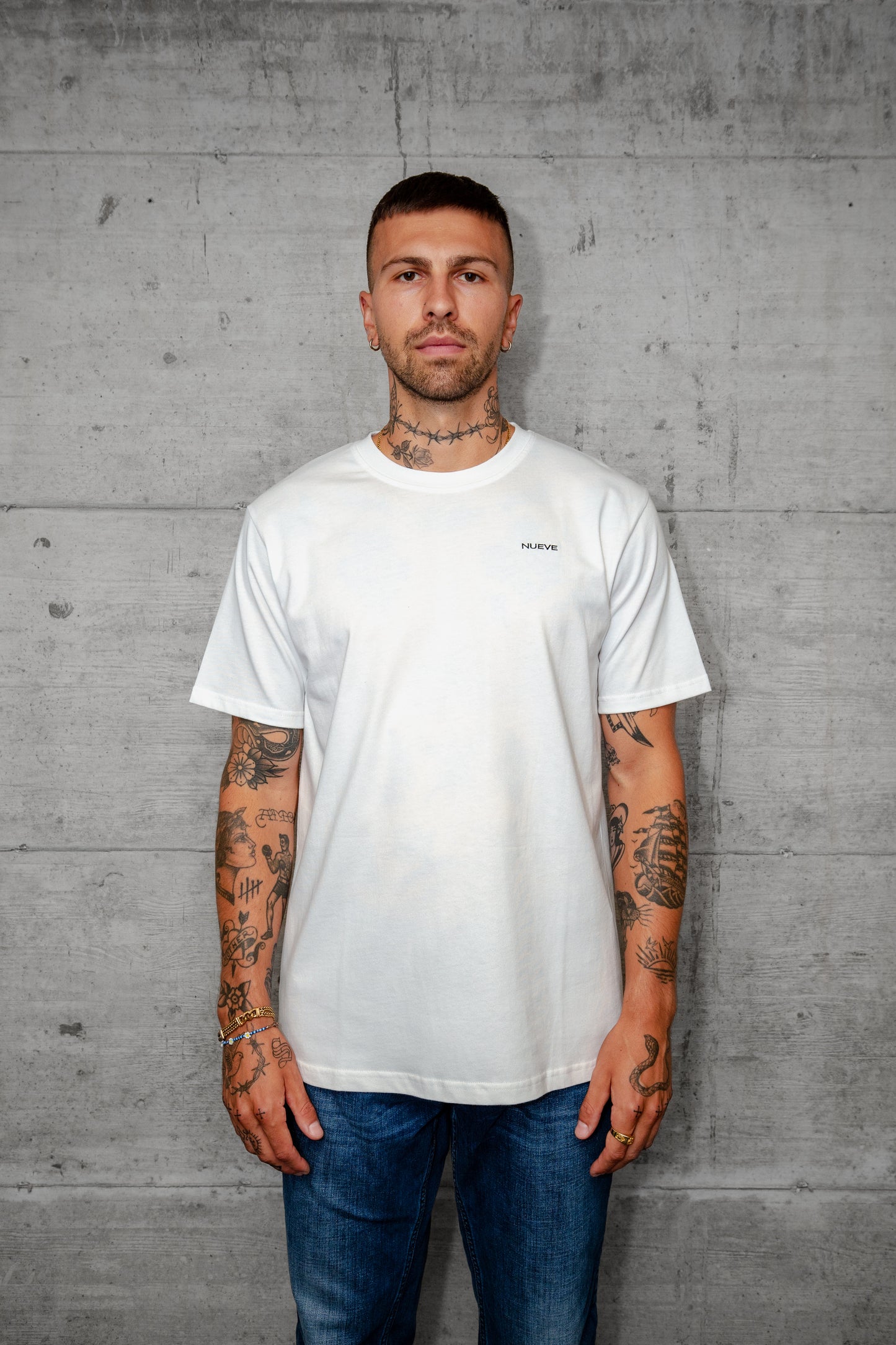 T-shirt regular blanc NUEVE