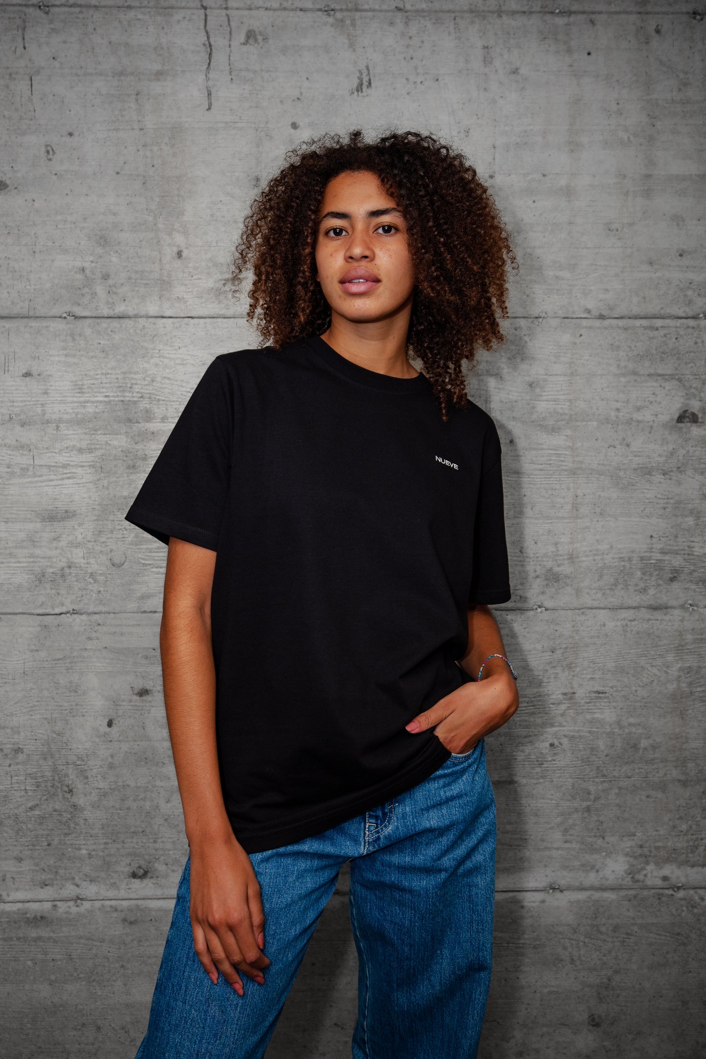 T-shirt regular noir NUEVE