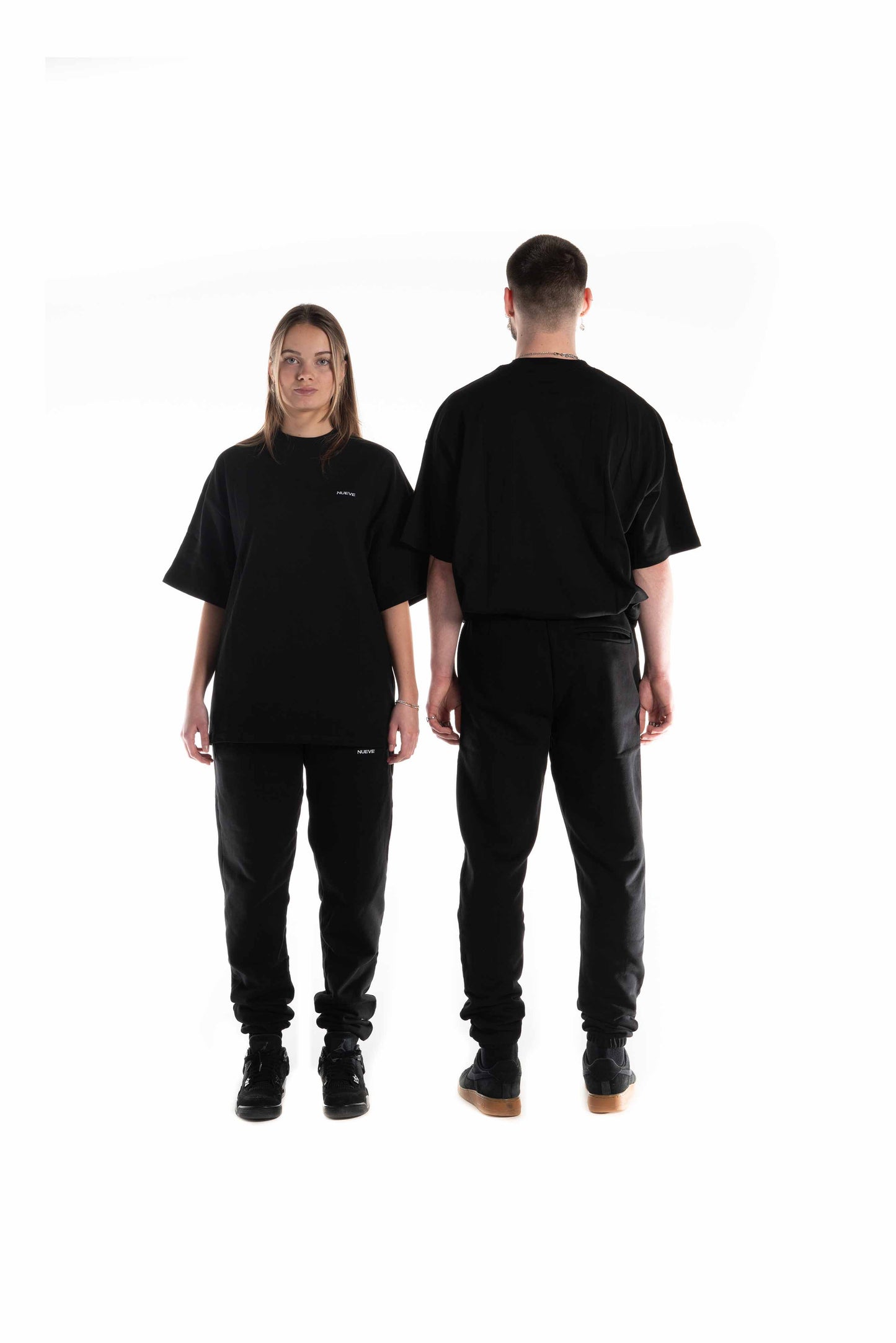 T-shirt oversized noir NUEVE