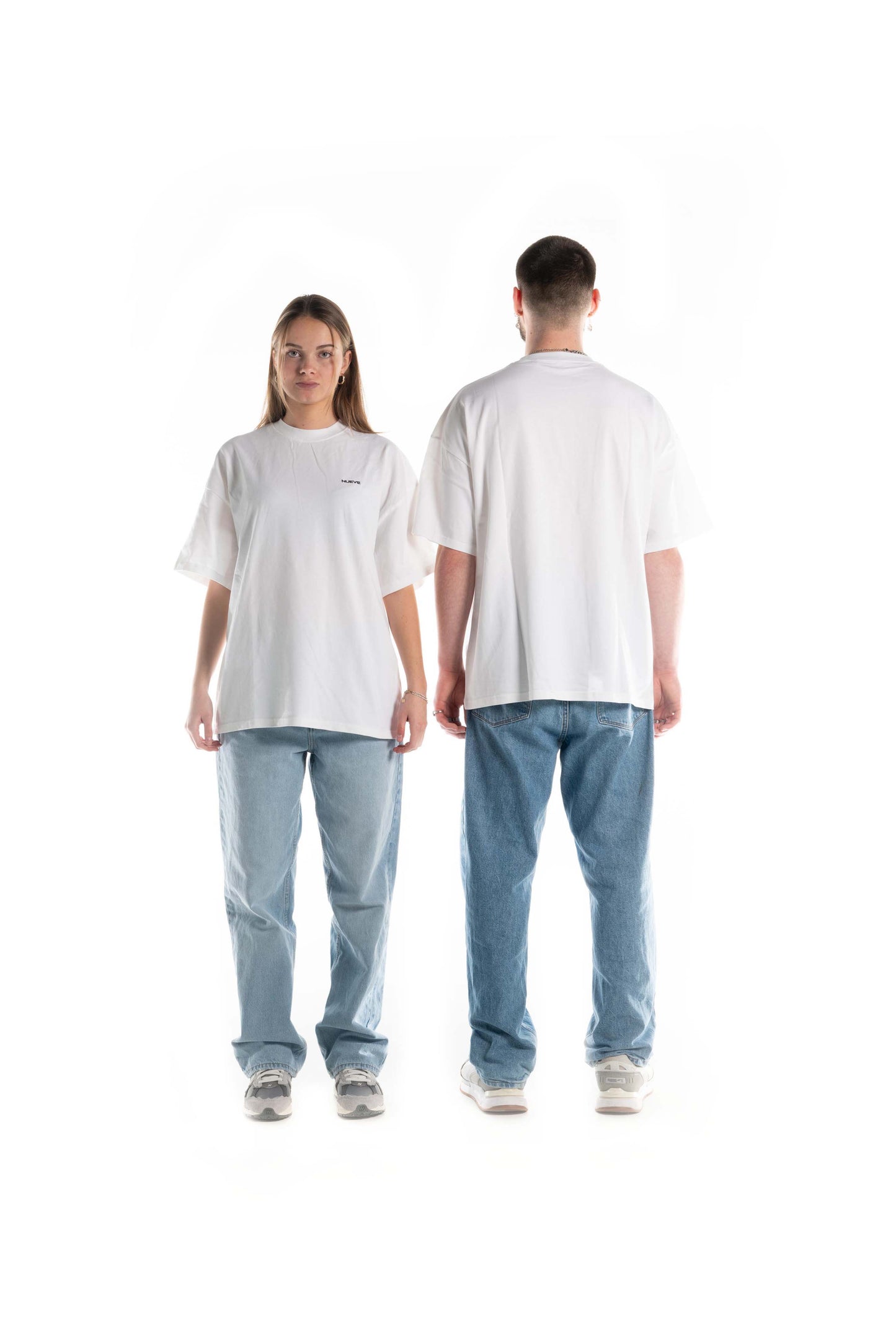 T-shirt oversized blanc NUEVE