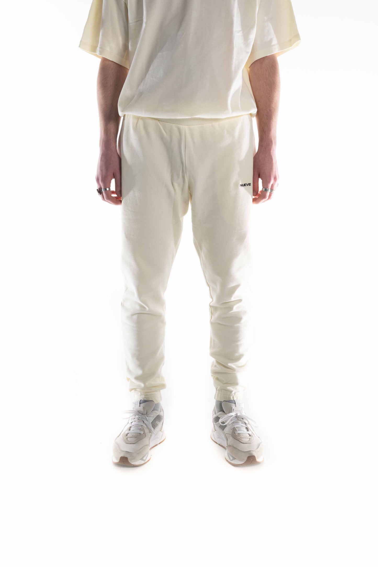 Sweatpants oversized crème NUEVE